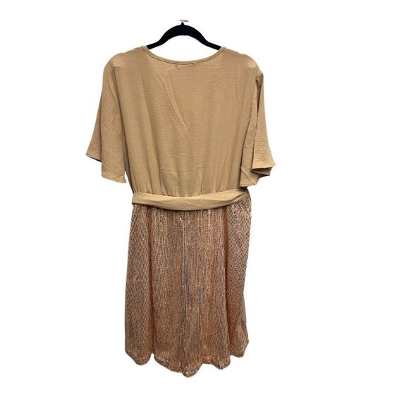 Bloomchic Sequin Knee Length Dress - Picture 3 of 7